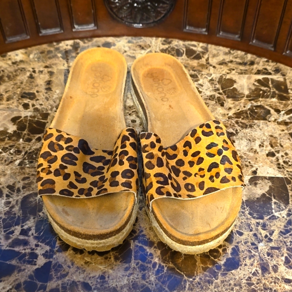 Leopard Print Slides